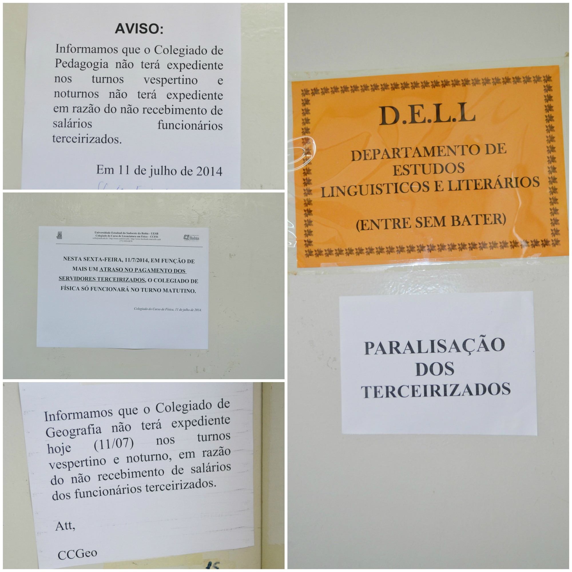 Terceirizados da Uesb voltam a ter salários atrasados