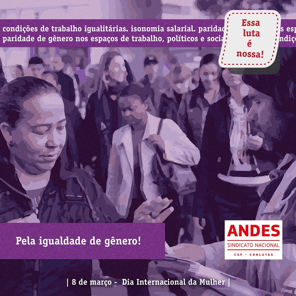 8 de março: Dia Internacional de Luta das Mulheres Trabalhadoras
