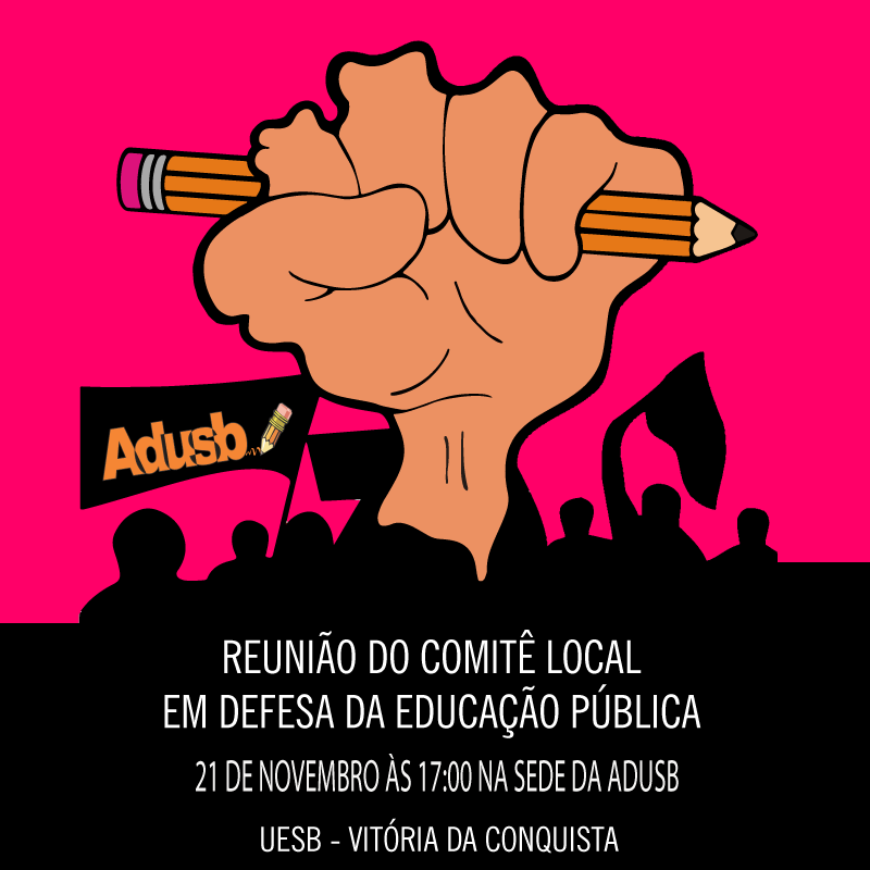 Reunião do Comitê Local em defesa da educação pública acontecerá na quarta-feira (21)