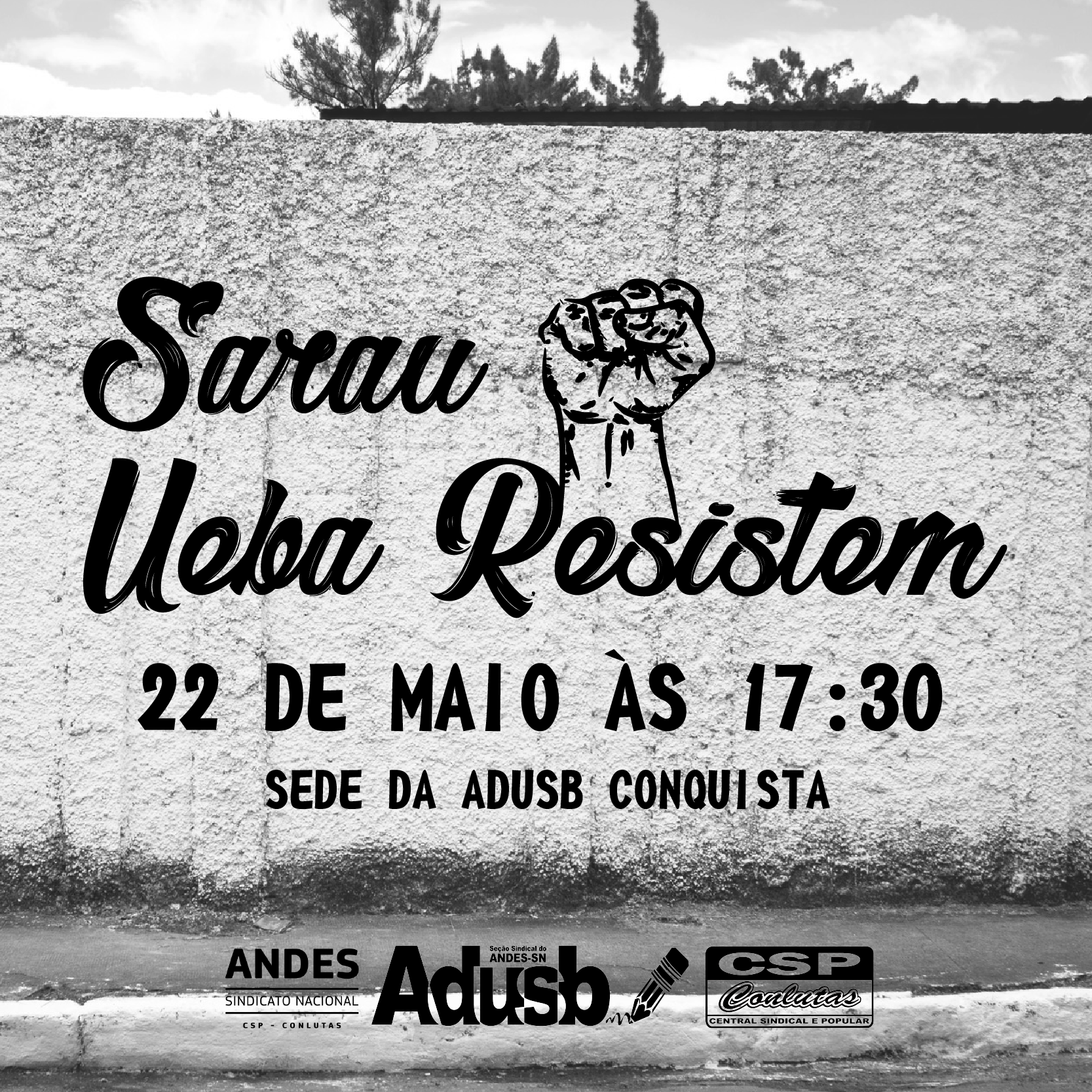 Sarau UEBA Resistem acontecerá no dia 22 de maio na Uesb