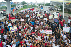 .#greveuesb Ato público em Salvador .