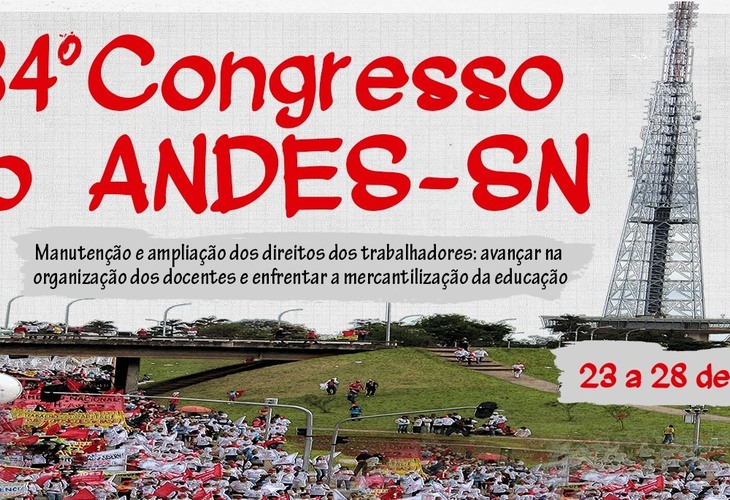 Divulgado anexo ao caderno de textos do 34º Congresso do ANDES-SN