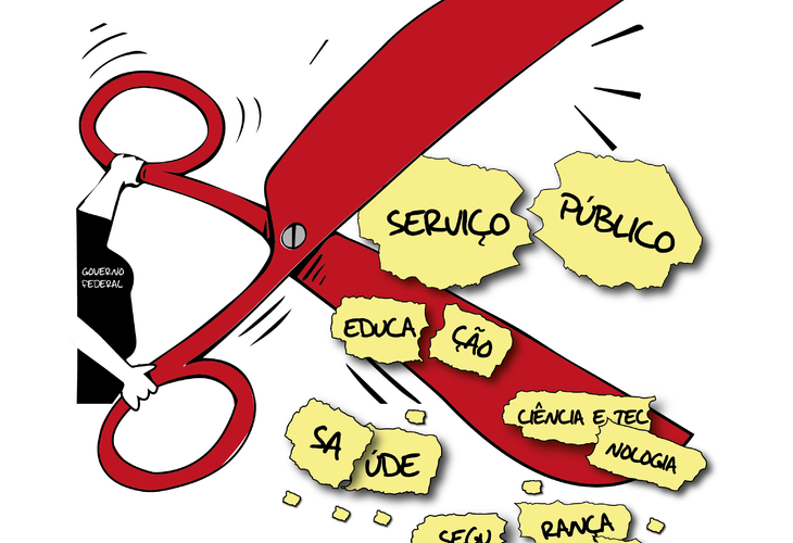 Governo Federal revê meta fiscal e ataca direitos dos servidores públicos