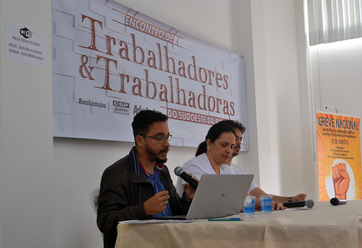 Vídeo de palestra sobre dívida pública é disponibilizado pela Adusb