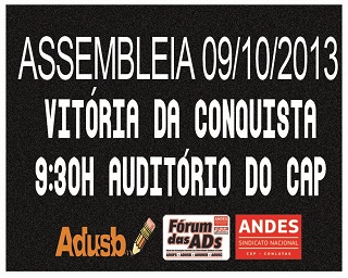 Edital de convocação de Assembleia Geral Extraordinária - Vit. da Conquista