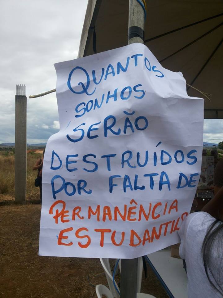 Estudantes do campus de Itapetinga reivindicam a construção do RU
