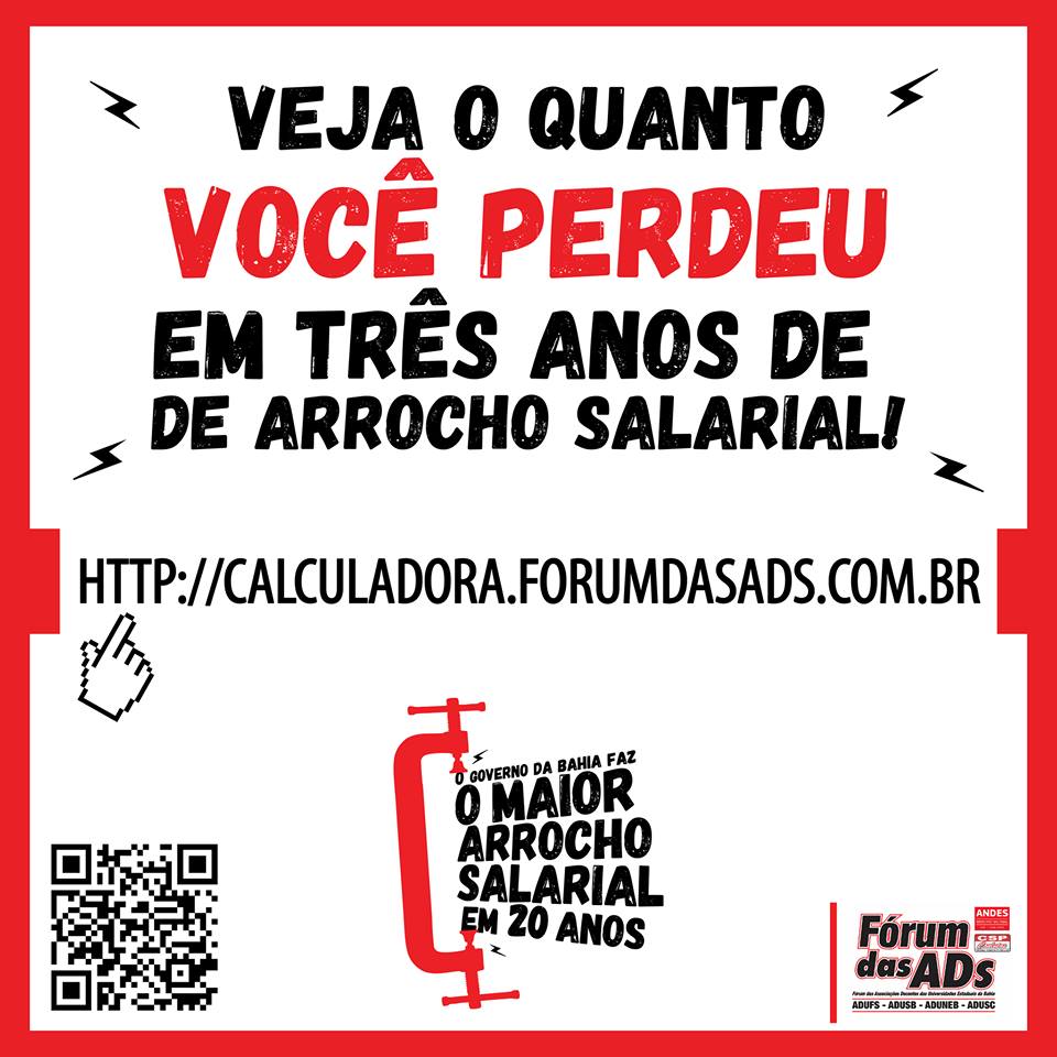Saiba quanto você perdeu em três anos de arrocho salarial