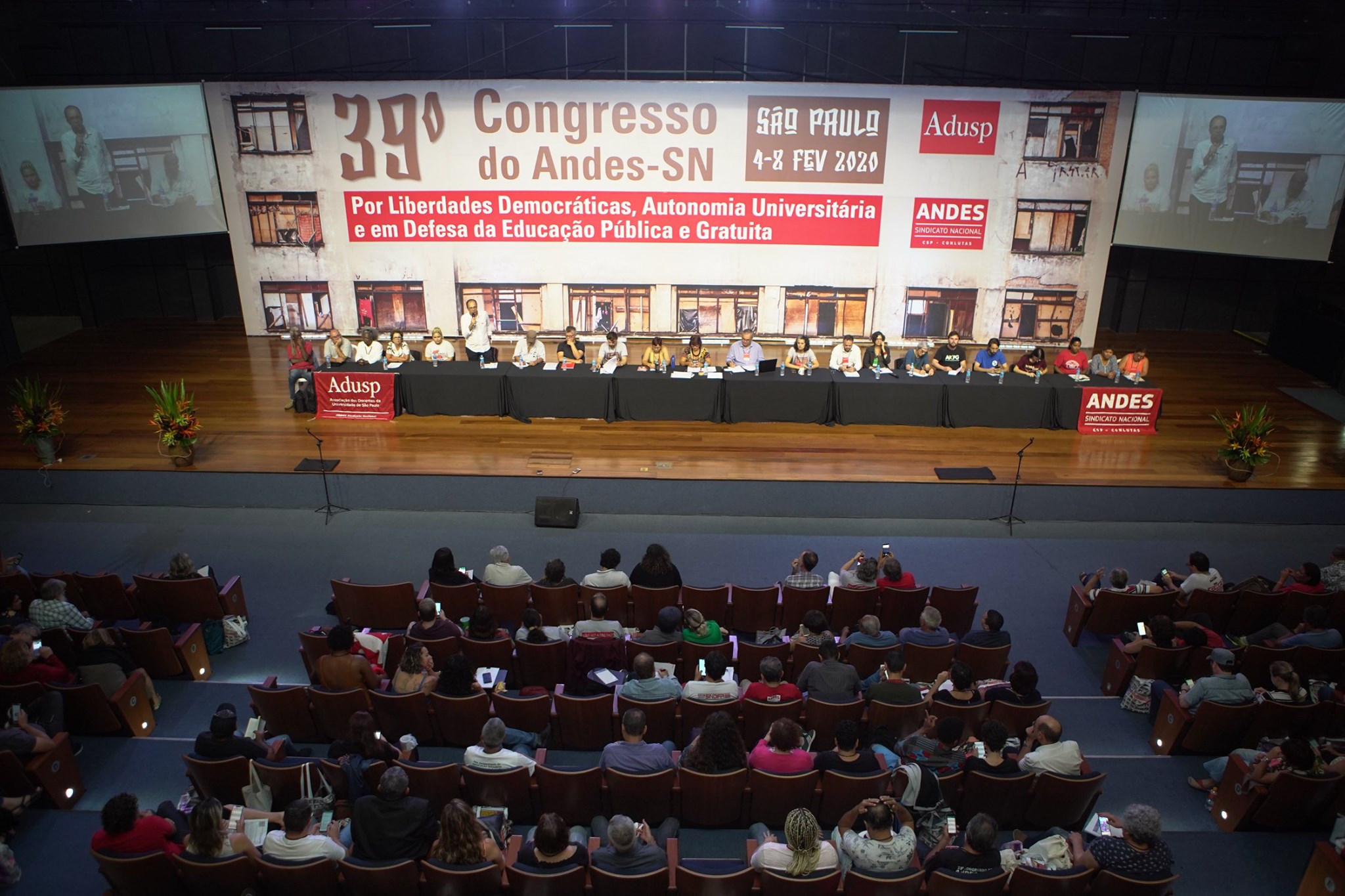 Adusb participa do 39º Congresso do Andes-SN, fortalecendo a democracia interna no sindicato