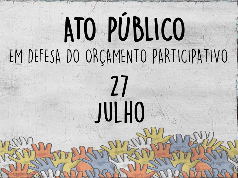 Comunidade acadêmica realizará ato público pelo orçamento participativo na segunda (27)