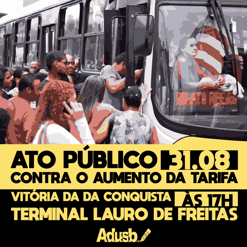 Transporte: Ato público acontece nesta sexta-feira (31) em Vitória da Conquista