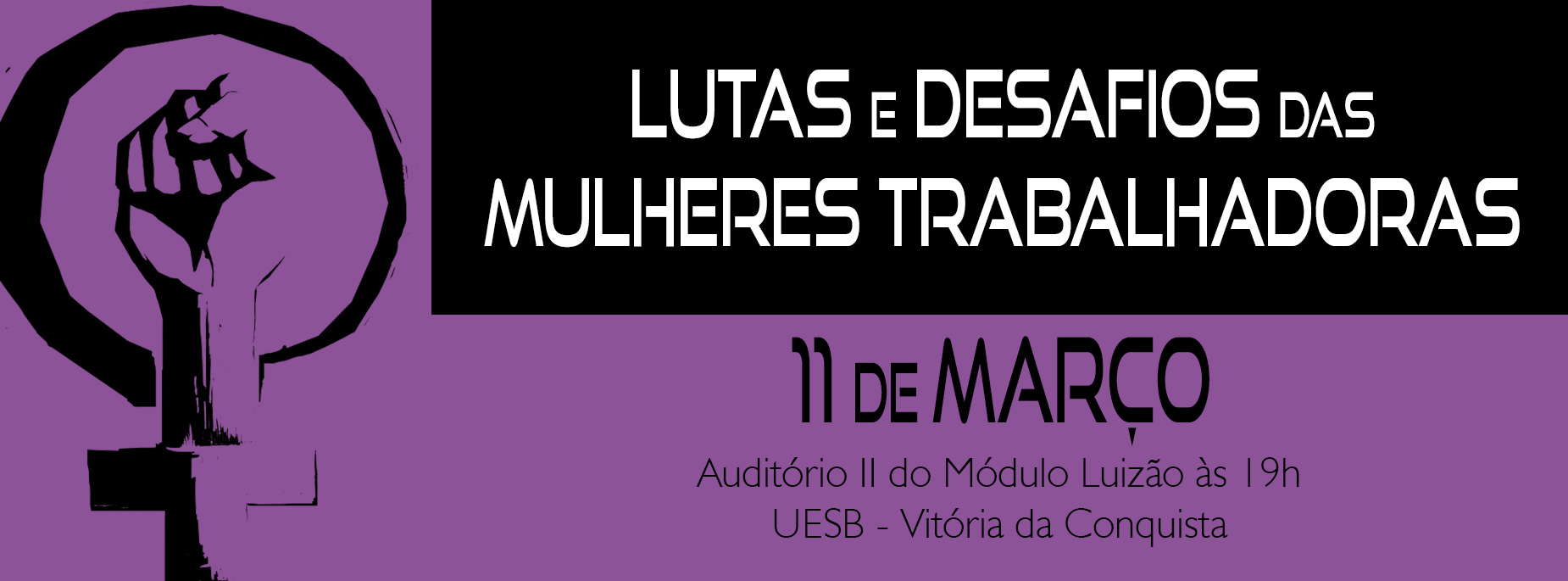 Adusb promove evento sobre lutas e desafios das mulheres trabalhadoras