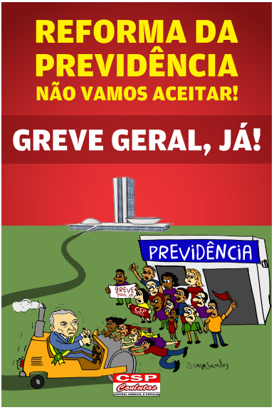 CSP-Conlutas publica cartilha sobre reforma da previdência