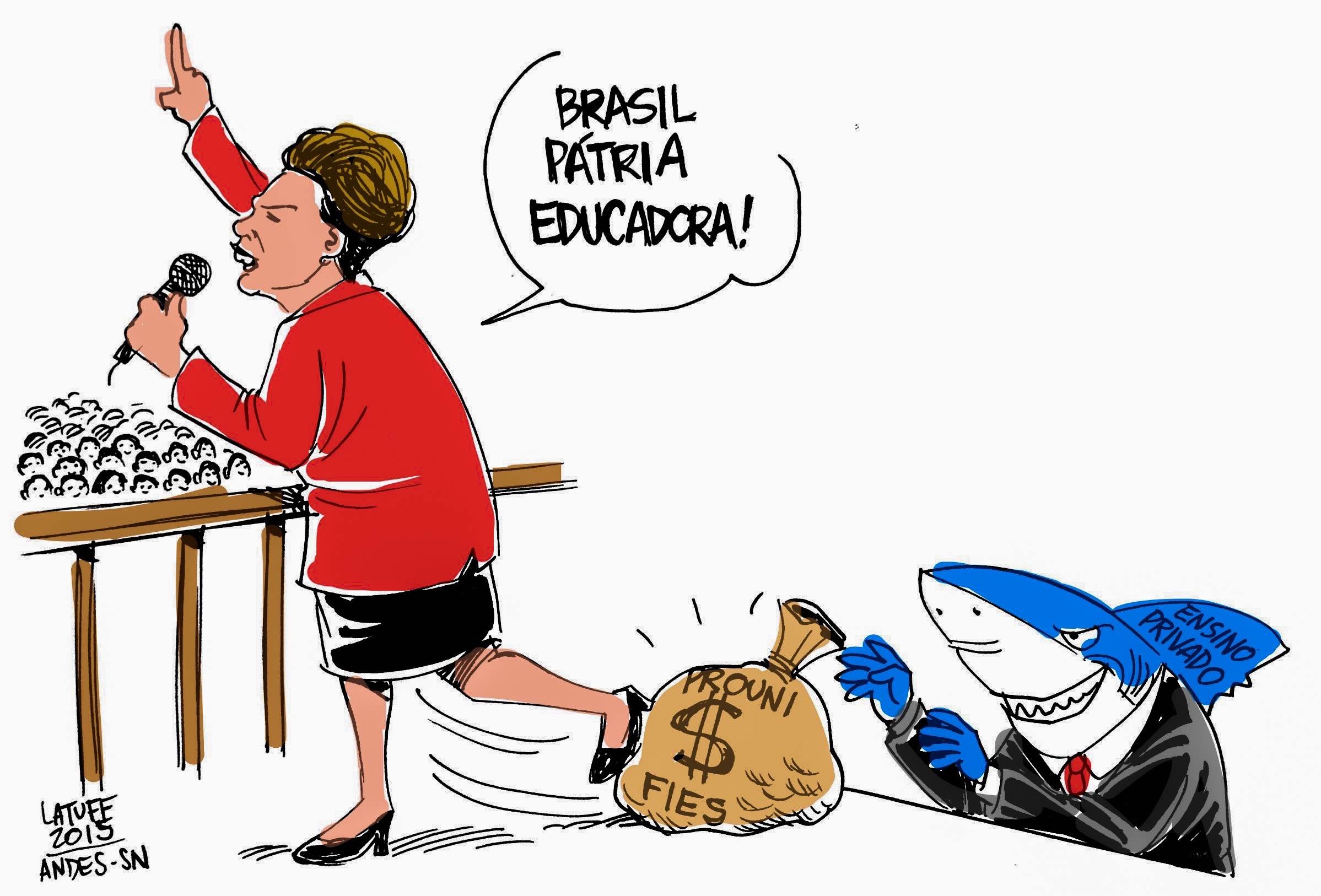 Adusb coloca em debate o ajuste fiscal e a privatização da educação