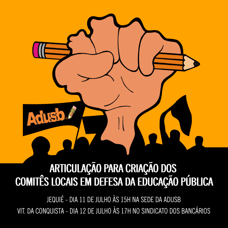 Adusb convida entidades a construírem Comitês Locais em Defesa da Educação Pública