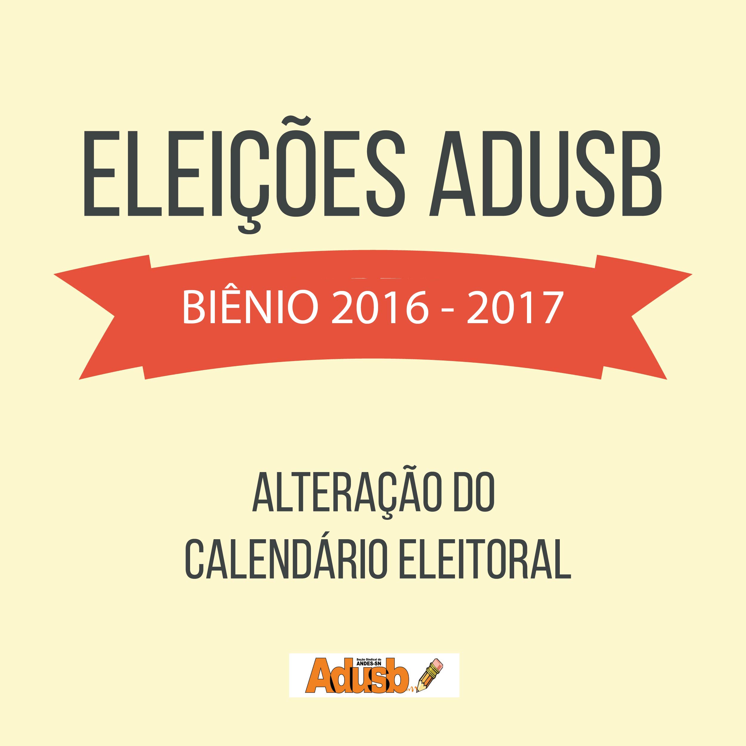 Eleições da Adusb: calendário é alterado por assembleia
