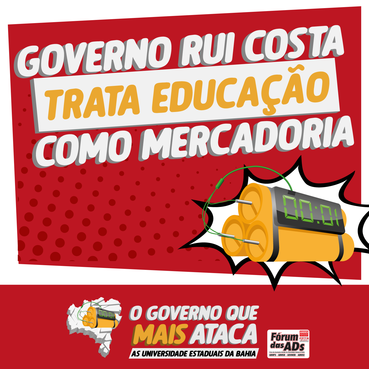 Governo nega concursos e deixa milhares de estudantes sem aula na Uesb