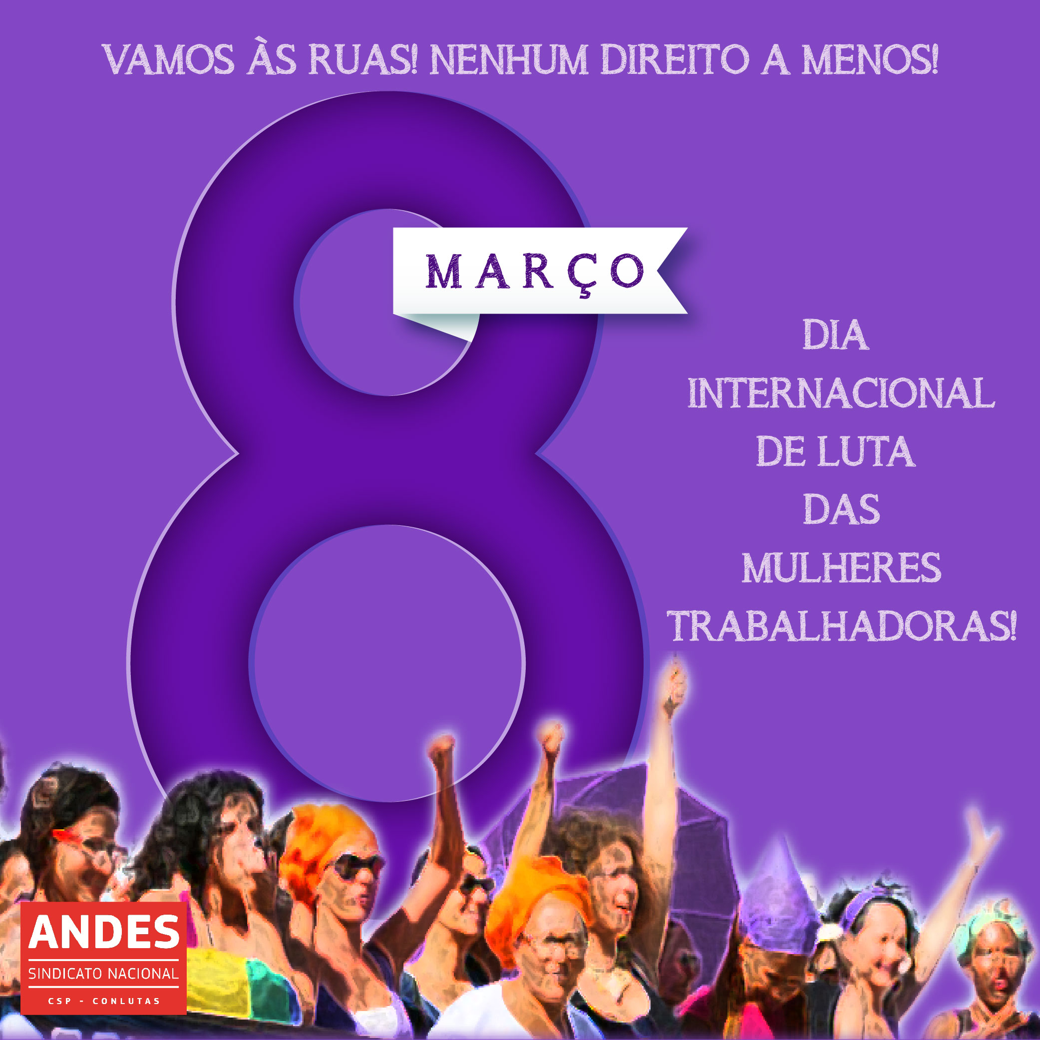 Mulheres vão às ruas contra a violência, o machismo e os ataques dos governos