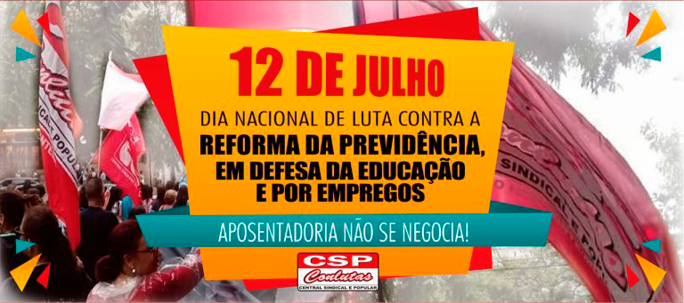 Sexta (12) é dia de luta contra a Reforma da Previdência: tem ato em Brasília e protestos pelo país