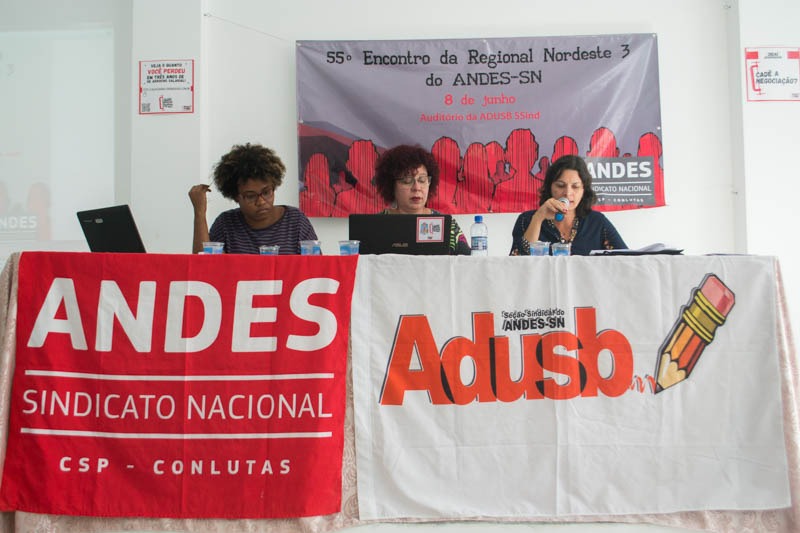 55º Encontro da Regional do Andes debate participação das mulheres nas direções sindicais