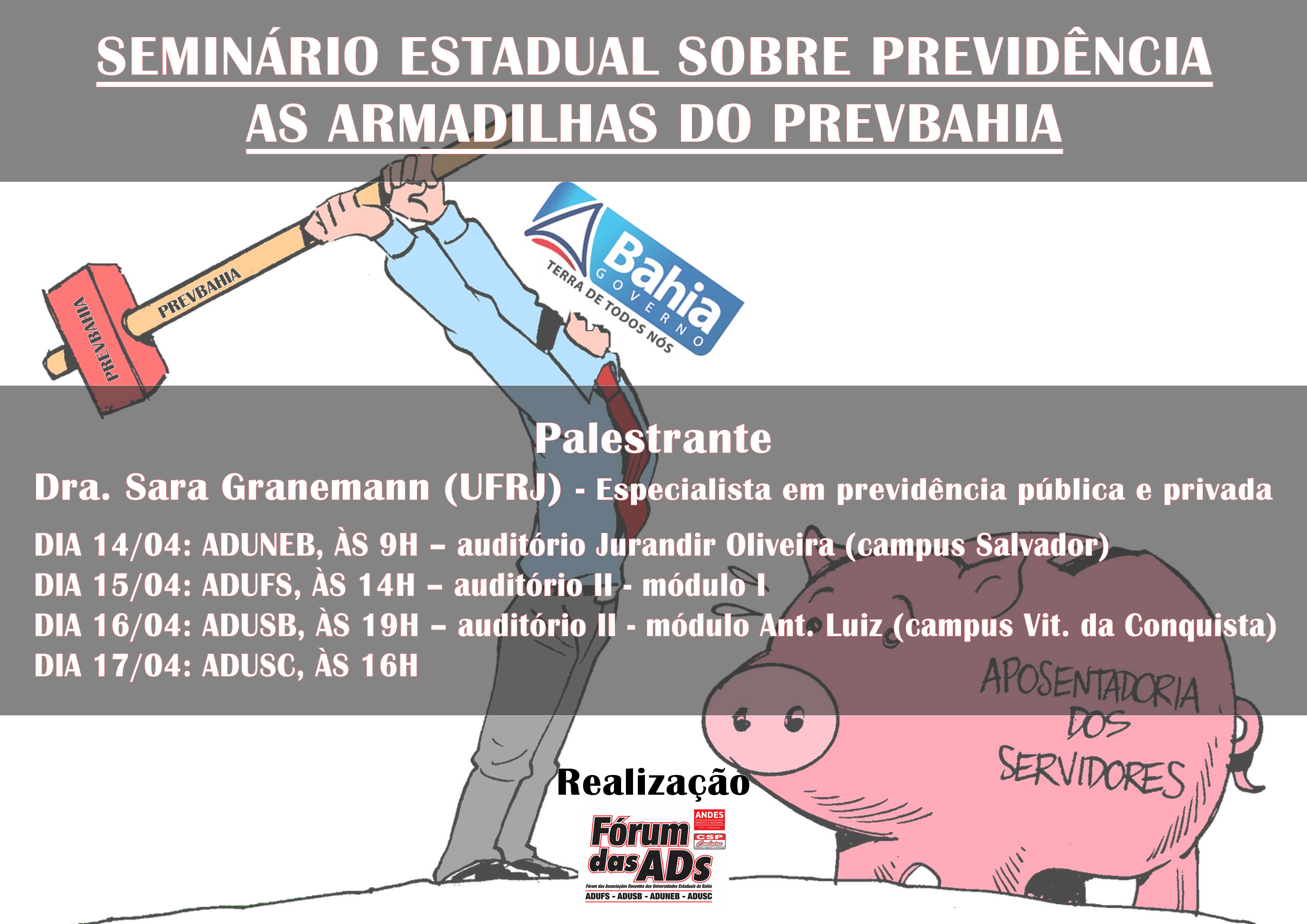 Seminário debaterá previdência complementar na Bahia