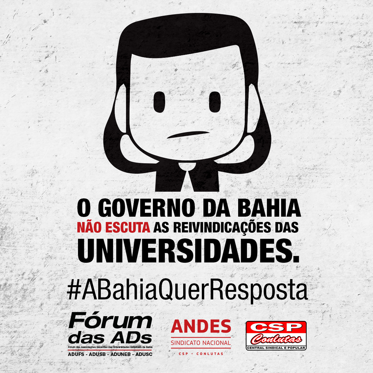 Interessados em participar da assembleia da ADUSB devem entrar em contato até a quarta (6)
