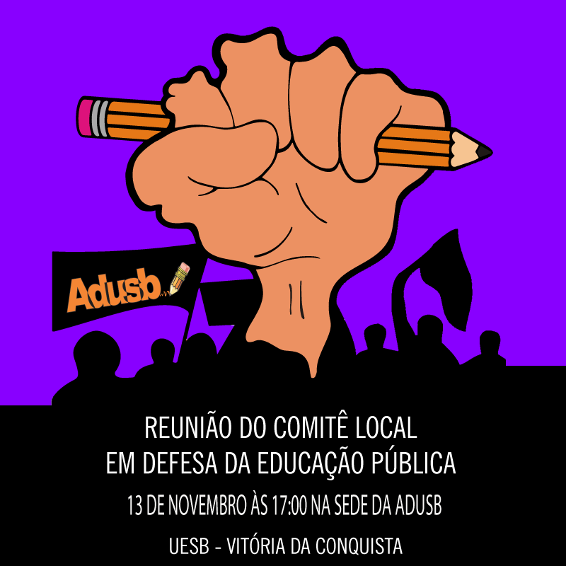 Reunião do Comitê Local em defesa da educação pública acontecerá na terça-feira (13)
