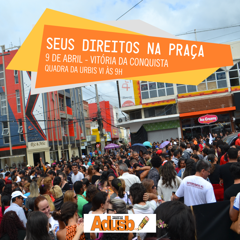 URBIS VI recebe atividade sobre retirada de direitos trabalhistas no domingo (9)