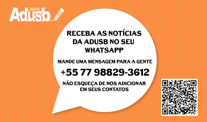 Receba as notícias da Adusb via Whatsapp