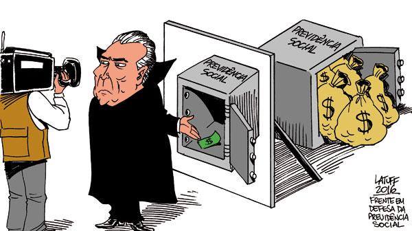 Querem que os trabalhadores morram sem conseguirem aposentadoria. Não à Reforma da Previdência!