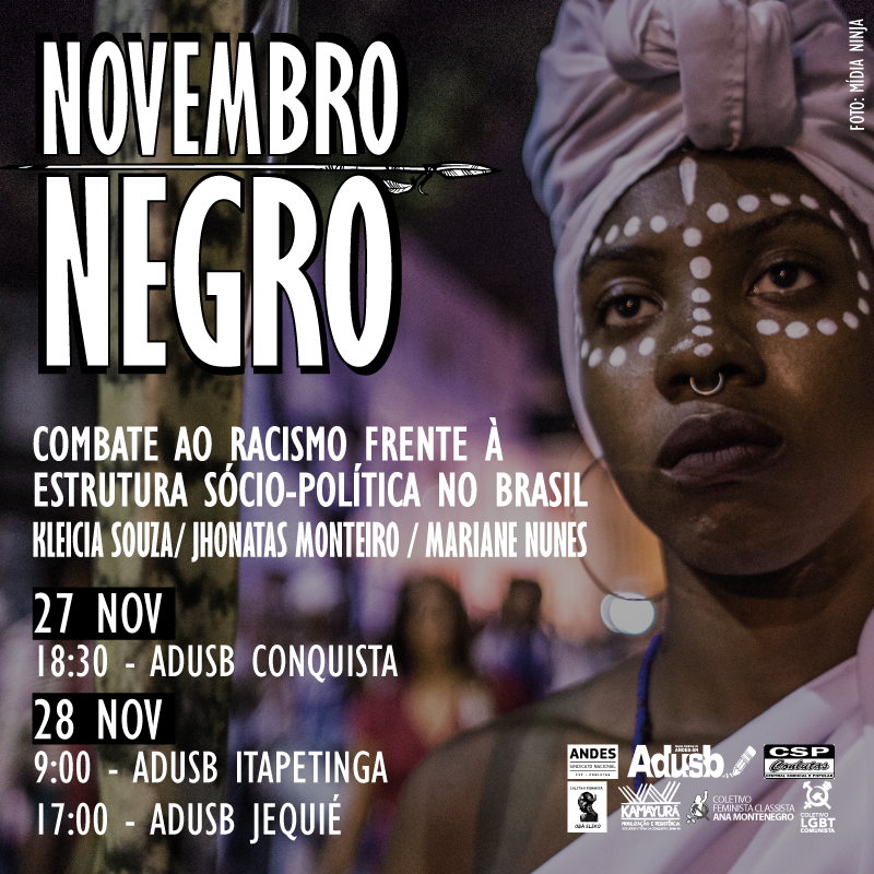 Adusb e coletivos constroem Novembro Negro na Uesb
