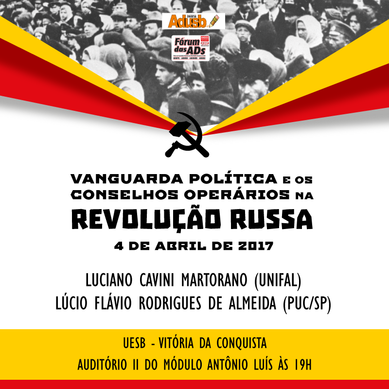 Adusb promove palestra sobre centenário da Revolução Russa na terça-feira (4)